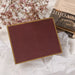 Quartet Bronzing Border Business Small Card Red