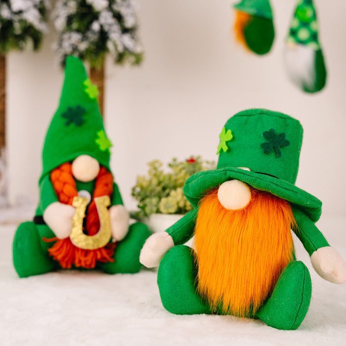 Rudolph Action Figure Green Doll Dwarf Ornament