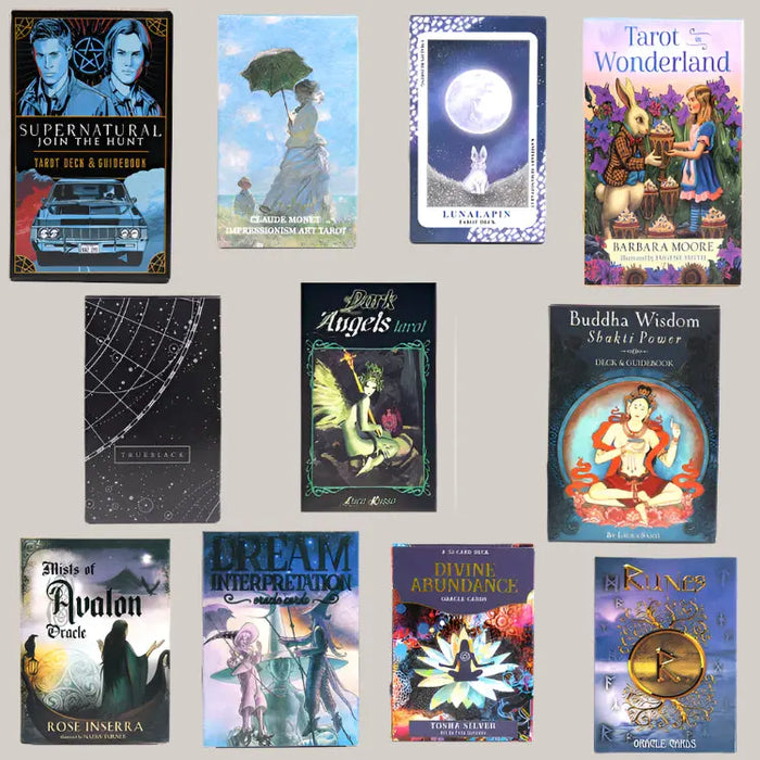 English Tarot and Oracle Card Deck – 44 to 78 Cards