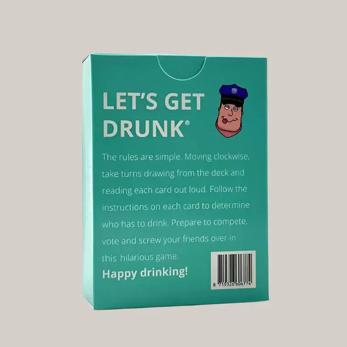 English Let's Get Trunk Party Board Games Card