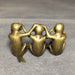 Three Monkeys Metal Tabletop Ornament – 5 cm