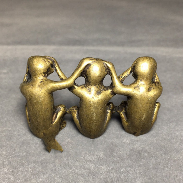 Antique Distressed Tabletop Ornaments Sannonhou Brass Collectibles
