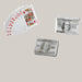 Playing Cards Gold Foil Playing Silver