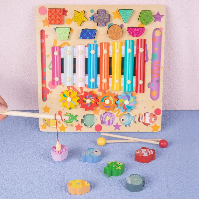 Wooden Activity Toy – Busy Board or Fruit Cutting Set