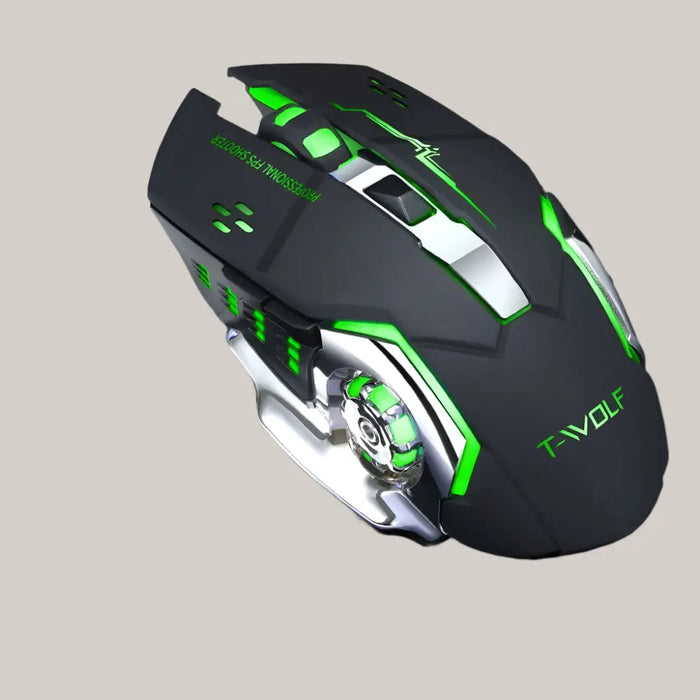 Wireless 2.4G USB Optical Gaming Mouse Technology black USB