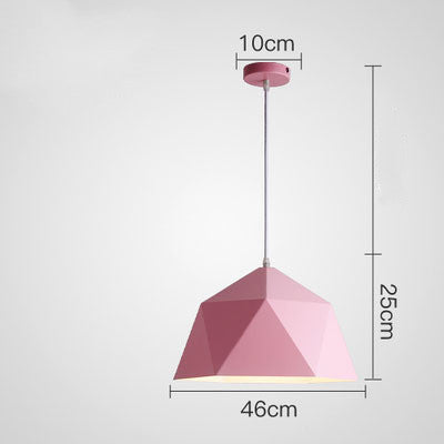 Colorful Mini Pendant Lamp Pink large