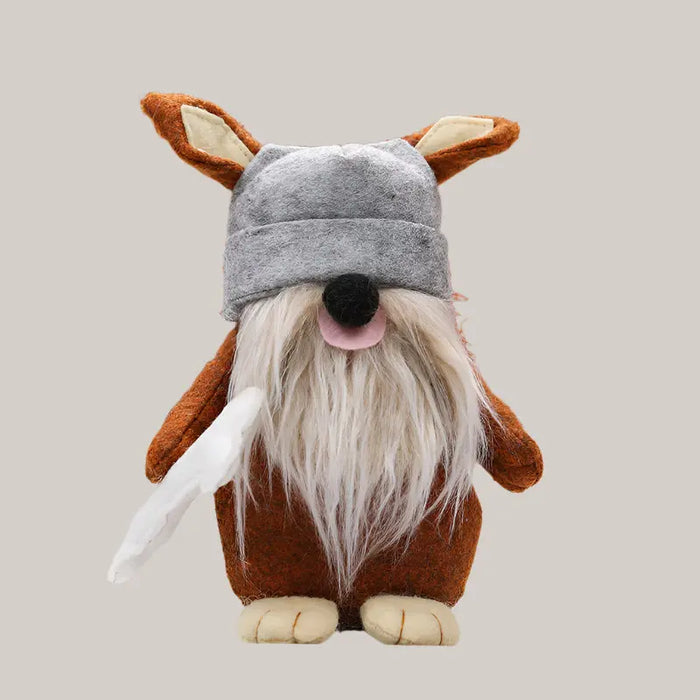 Dog Plush Toy – 19 cm, Black or Brown Brown