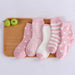 Fun-Pattern Baby Socks Pink