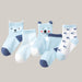 Fun-Pattern Baby Socks Blue dog