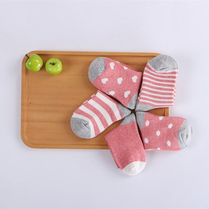 Fun-Pattern Baby Socks Watermelon red