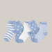 Fun-Pattern Baby Socks Blue