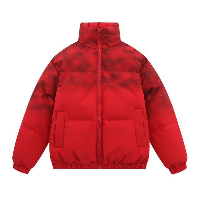 Men's Casual Gradient Coat 8597 Red