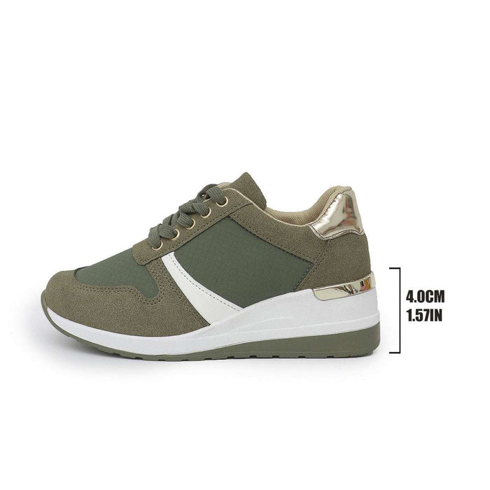 Women's Plus-Size Lace-Up Sneakers