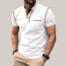 Casual Polo Shirt for Men - Stylish & Comfortable White