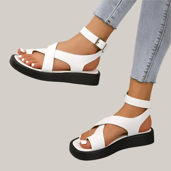 Casual Thick-Soled Clip Toe Sandal