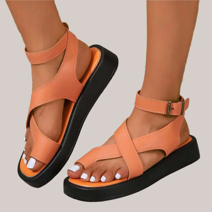 Casual Thick-Soled Clip Toe Sandal