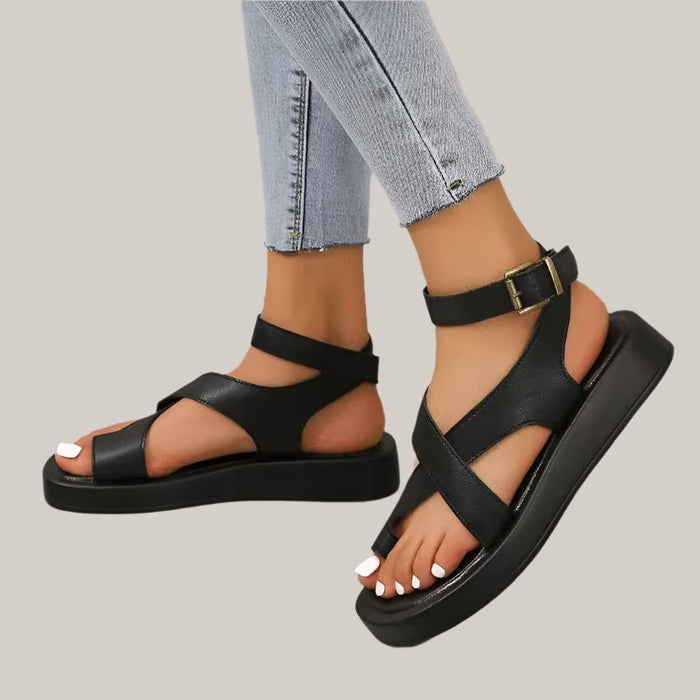 Casual Thick-Soled Clip Toe Sandal