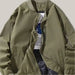 Thickening Embroidery Pilot Jacket Men