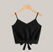 Summer Camisole Vest T Shirt Black