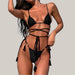 Women Swimwear Sexy Bikini Black