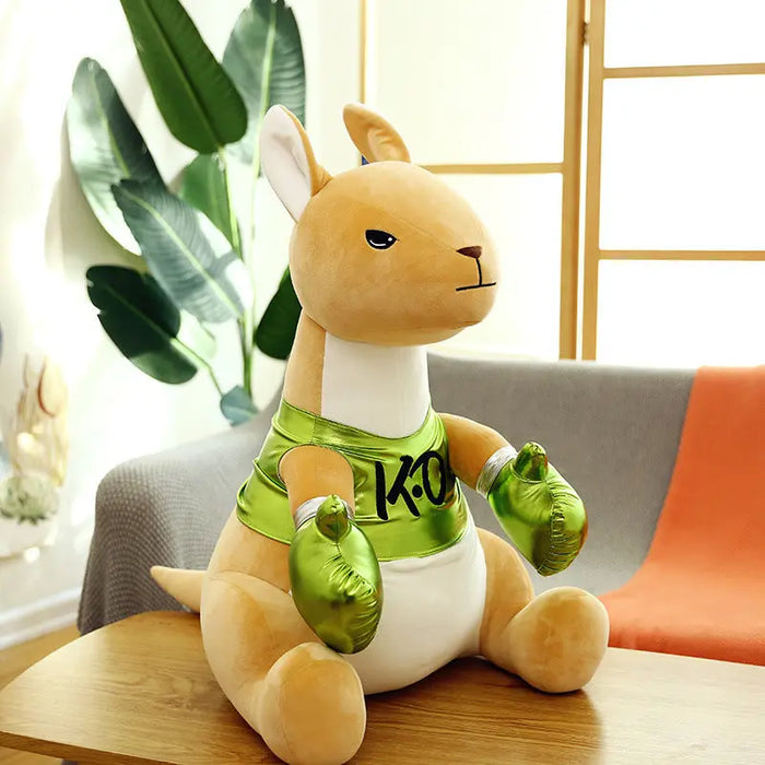 Boxing Kangaroo Plush Toy – 25 to 101 cm, 3 Colors