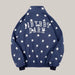 Autumn New Cardigans Star Hoodie Men Blue