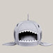 Shark-Shaped Pet Bed Grey money