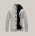 Winter Warm Shirt Thick Jacket Light Gray M 170