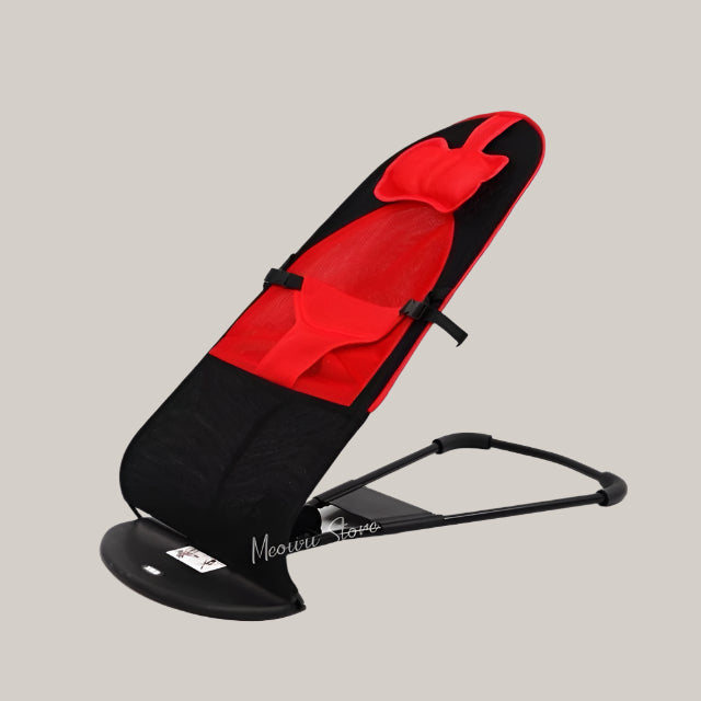 Portable Pet Rocking Chair Double Mesh Pillow Red