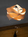 Japanese Solid Wood and Glass LED Chandelier