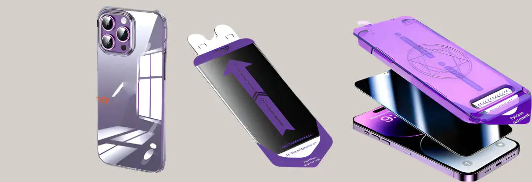 Transparent Anti-fall Protector And Mobile Phone Case Black Prevent peeping