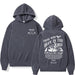 Christian Letter-Print Hoodie for Men and Women Darkgrey