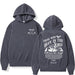 Christian Jesus Letters Print Hoodies Men Women's Darkgrey