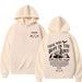 Christian Jesus Letters Print Hoodies Men Women's Khaki