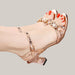 Chunky Heel Champagne