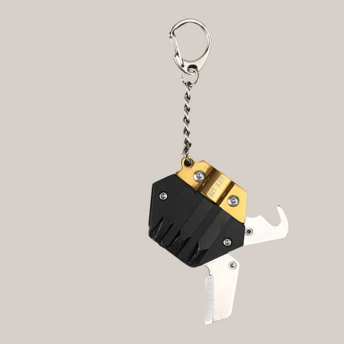 Coin-Size EDC Screwdriver Gold