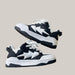 Unisex Distressed Casual Sneakers White And Black