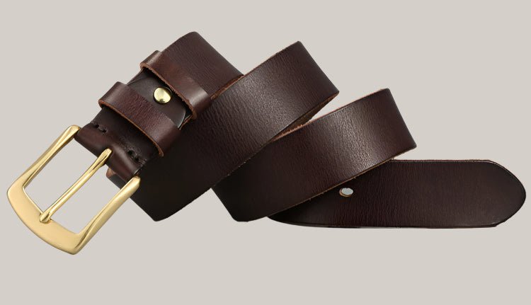 Men's Handmade Cowhide Belt
