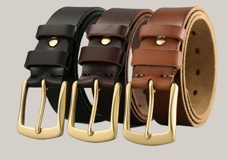 Men's Handmade Cowhide Belt