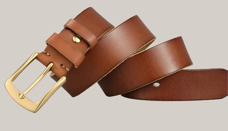 Men's Handmade Cowhide Belt