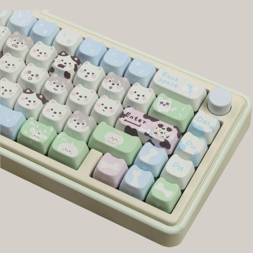 Cute Puppy PBT Key Cap For Keyboards