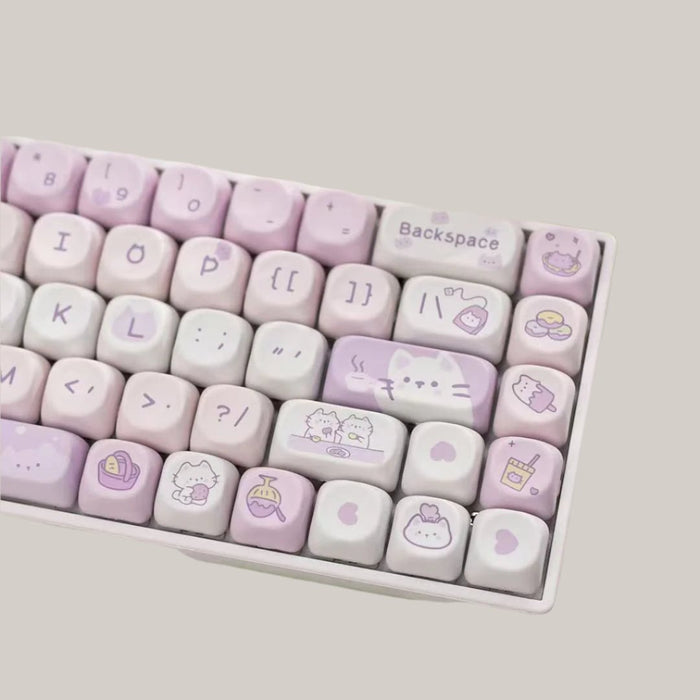 Cute Round PBT Keyboard Keycap