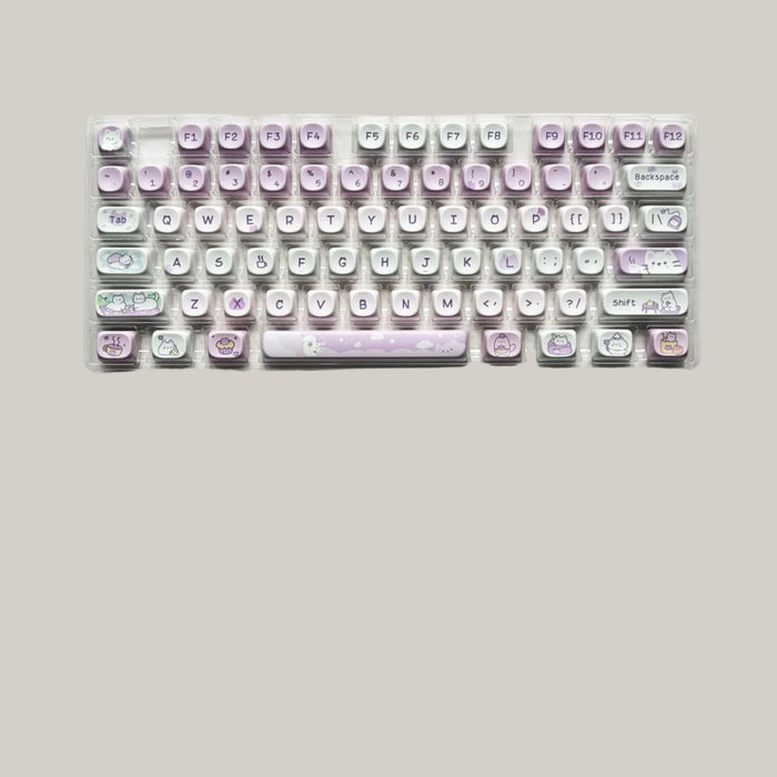 Cute Round PBT Key Cap For Keyboards