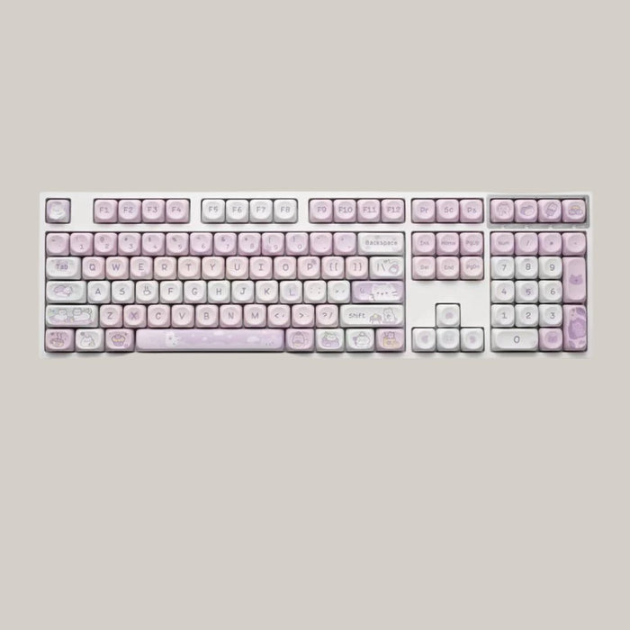 Cute Round PBT Key Cap For Keyboards