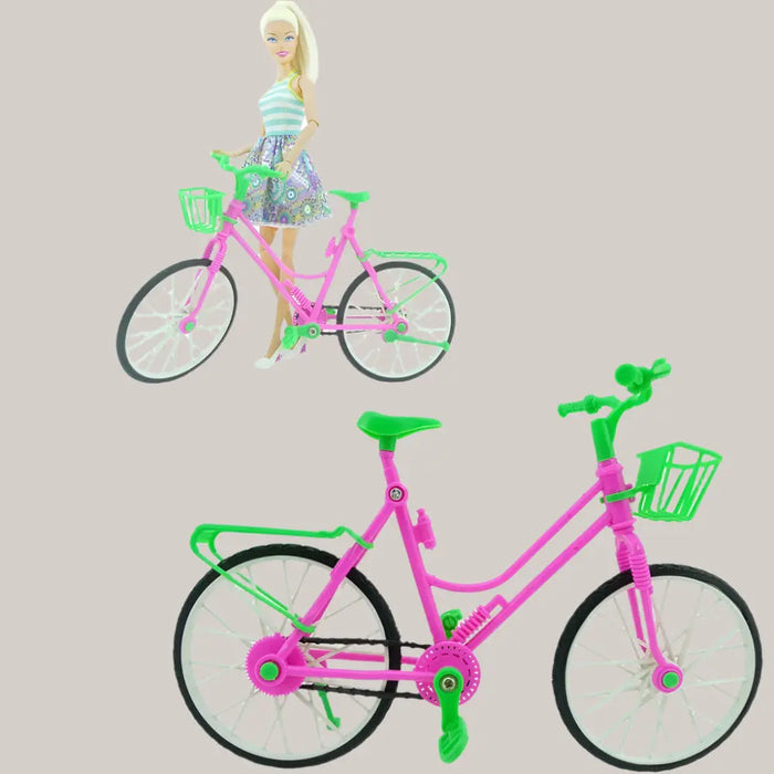 Plastic Simulation Large Bicycle Green 25CMX17CM