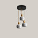 Retro Ceramic and Aluminum LED Chandelier, 4W CCC