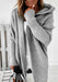 Women's Hooded Knit Cardigan Grey