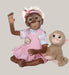 52 cm Posable Monkey Doll – Pink or Blue