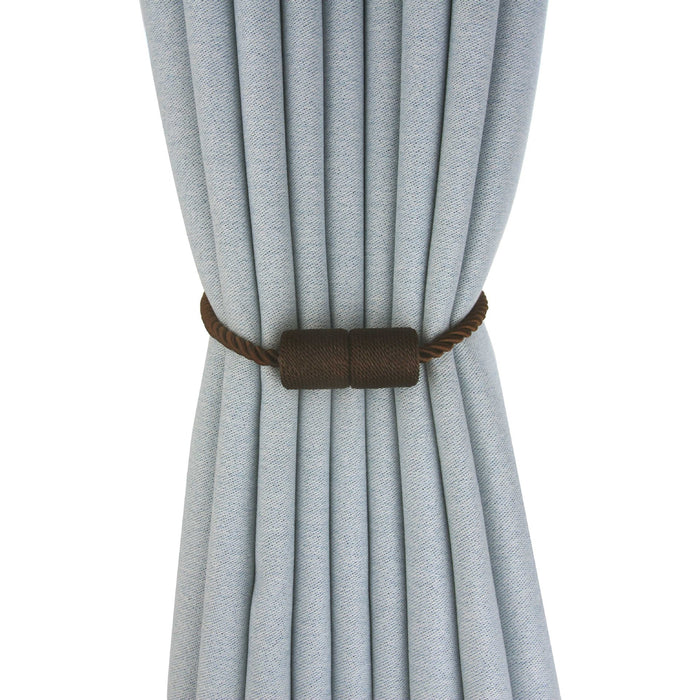 Modern Polyester Curtain Tieback Coffee