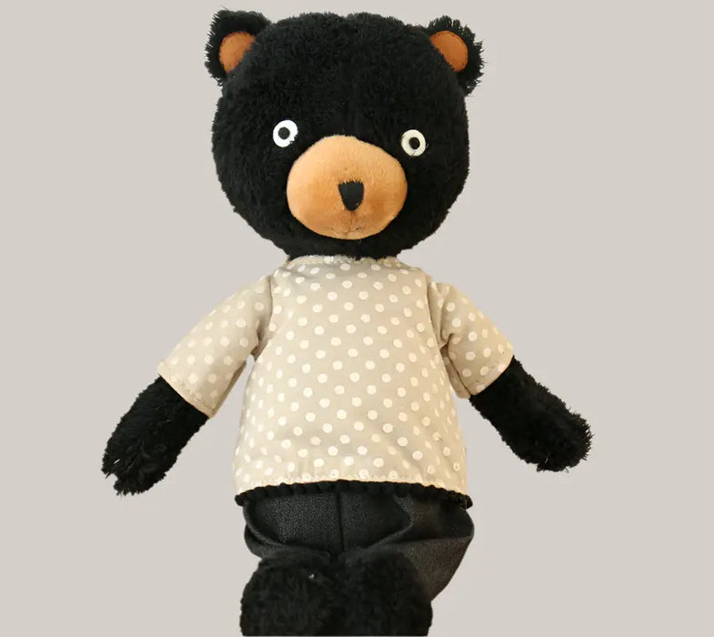 Sugar Prince Bear Plush Wavedot black